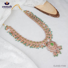 Asha's Shimmering Stone Creations: Two Colour Stones Multi Long Necklace