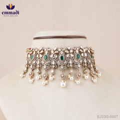 Payodhi Victorian Green Choker