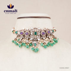 Ratnali Victorian Multi Choker