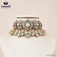 Rubheti Victorian Green Choker