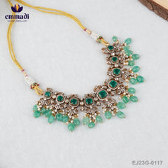 Meera's Jewels - Victorian Green Necklace Collection