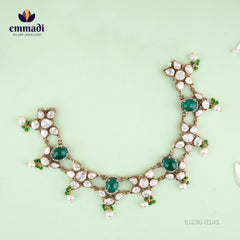 Shefali Victorian Green Necklace