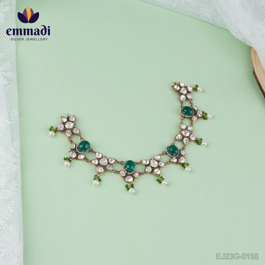 Ashna Aryavart Handcrafted Gold-Plated Necklace