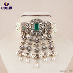 Rani's Jewels - Indian Handcrafted Victorian Green Choker