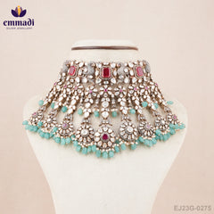 Tarushi Victorian Pink Choker