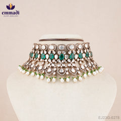 Tavishi Victorian Green Choker
