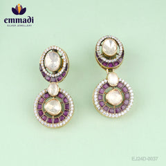 Asmita Arunima Handcrafted Jewelry: Hangings Victorian Pink