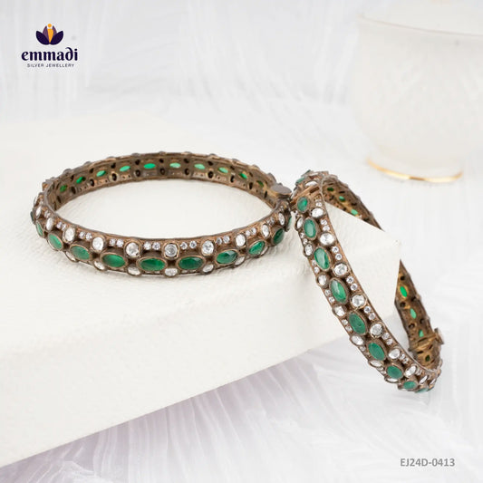 Turvai Victorian Green Bangles