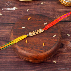 Handcrafted Silver Rakhi for Raksha Bandhan