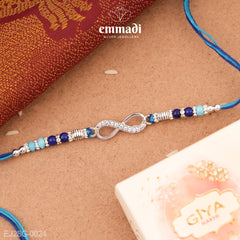 Handcrafted Silver Rakhi for Raksha Bandhan