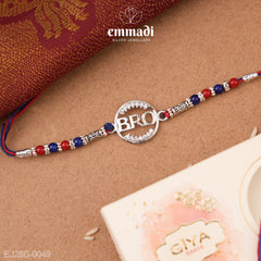 Handcrafted Silver Rakhi for Raksha Bandhan