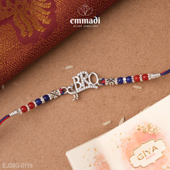Handcrafted Silver Rakhi for Raksha Bandhan