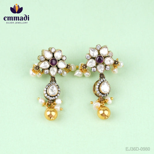 Asnita Arunima Handcrafted Jewelry: Hangings Victorian Pink