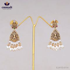 Kalapini Guttapusalu Multi Long Necklace & Hitaishi Nakshi Multi Hangings Set