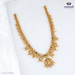 Kamini and Kanishka Exquisite Nakshi Long Necklace and Hangings
