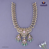 Netravati Victorian Pink Long Necklace
