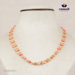 Ratnadevi Corals Orange Chain