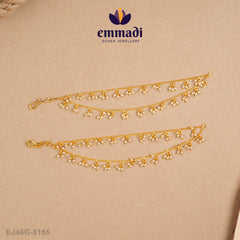 Saraswati Pearls White Champa Swaralu