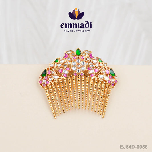 Bidhumukhi Premium Kundan Multi Jada Pin