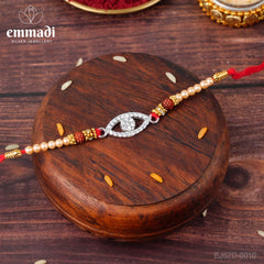 Handcrafted Silver Rakhi for Raksha Bandhan