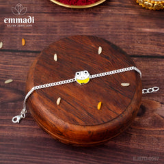 Handcrafted Silver Rakhi for Raksha Bandhan