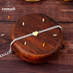 Handcrafted Silver Rakhi for Raksha Bandhan