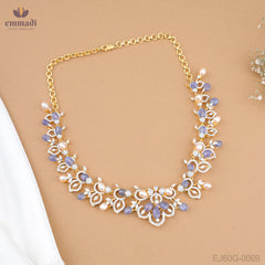 Riya's Exquisite Multi-Color Gemstone Necklace