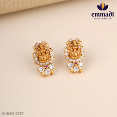 Jyotishmati Nakshi White Studs