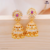 ANUMOL Exquisite Pink Stone Buttalu Jewelry