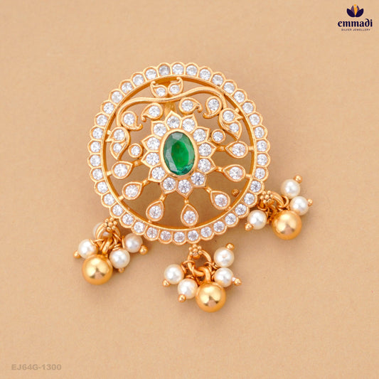 ANUSREY Exquisite Green Stone Pendant