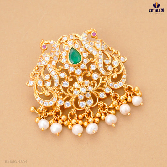 ANUSRI Elegance: Multi-Coloured Pendant Jewellery