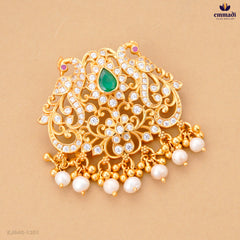 ANUSRI Elegance: Multi-Coloured Pendant Jewellery