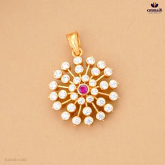 ANUSRIE Exquisite Pink Stone Pendant