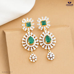 Arathi Premium CZ Green Hangings Jewelry