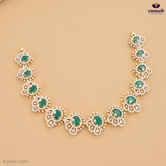 ARIKTHA Exquisite Green CZ Necklace Collection