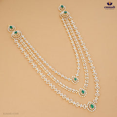 Arundhathi Long Necklace with Premium CZ