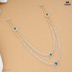 ASEEMA Exquisite Long Necklace in Green