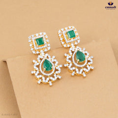 ASHVINI Exquisite Green Premium CZ Hangings