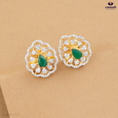 ASIJA Premium Green CZ Studs