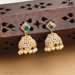 ATHIRAI Elegant Green Premium CZ Jewelry