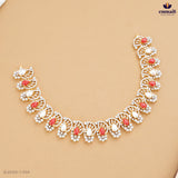AWANTIKA Elegant Orange CZ Necklace