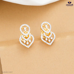 BABBI Exquisite White CZ Studs