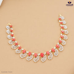 BANMALA Exquisite Orange Premium CZ Necklace