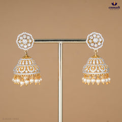 BIBINA Exquisite White Premium CZ Buttalu