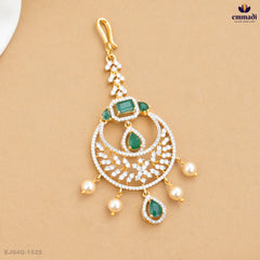 CANAKA Elegant Green Papidi Billa Jewelry