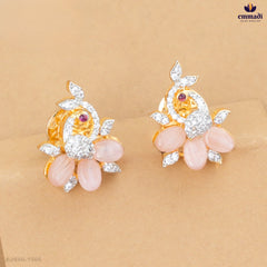 Chandanée Exquisite Pink Gemstone Studs