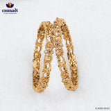Maheshwari Multicoloured Bangles with Stone Designs