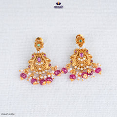 JOTHI PRIYA Exquisite Multi-Colored Stone Hangings