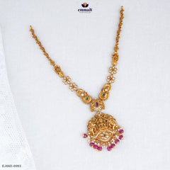 JYOTHIKA Exquisite Multi-Coloured Nakshi Necklace