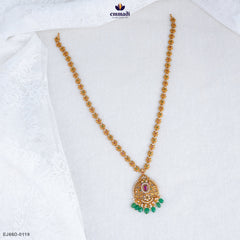 KAILASAH Exquisite Long Necklace with Multi Stones